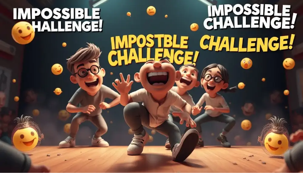 funny impossible challenge tiktok trend
